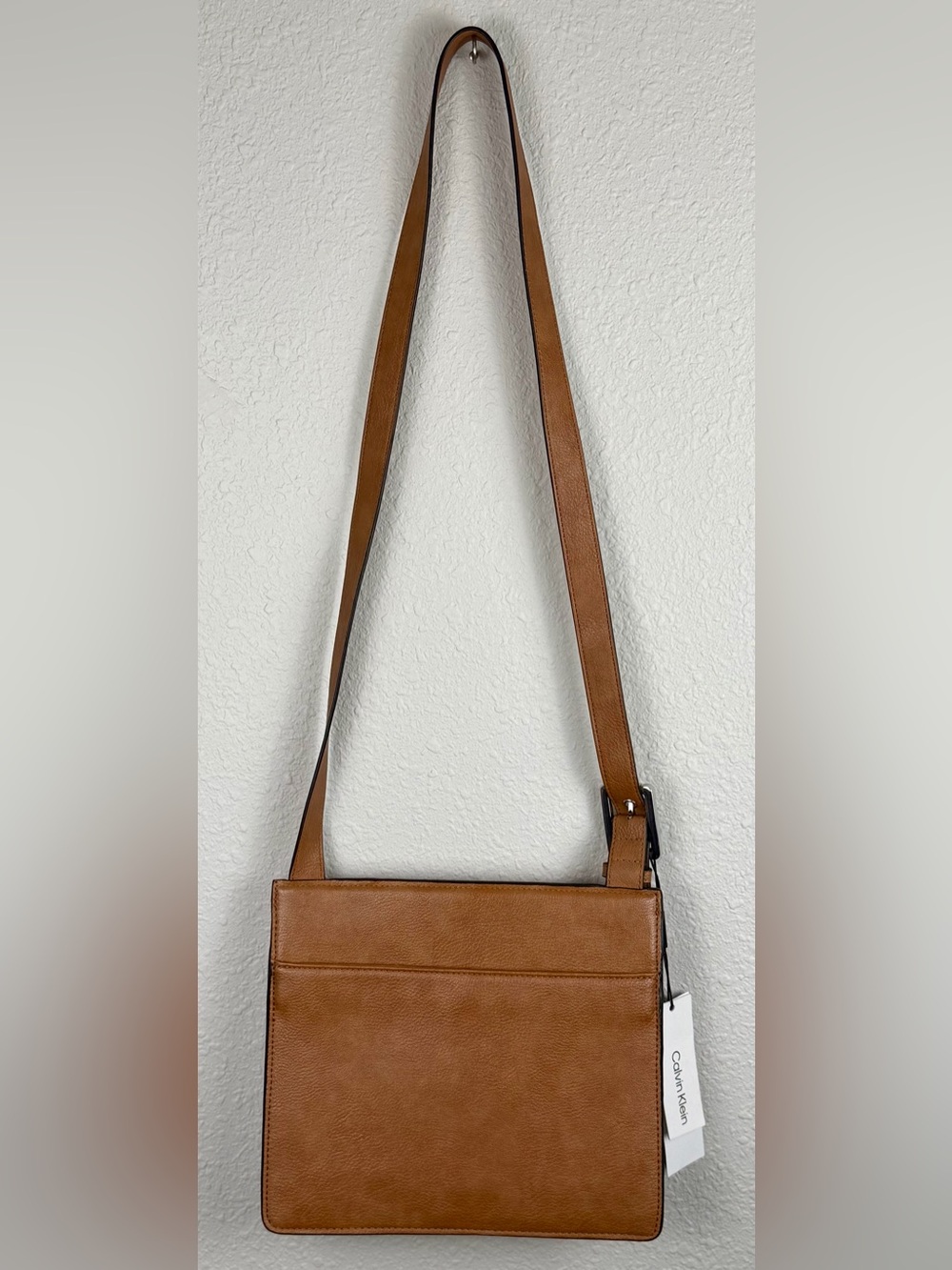 Calvin Klein Havana Novelty Organizational Crossbody Bag Caramel NEW With Tags - Picture 7 of 11